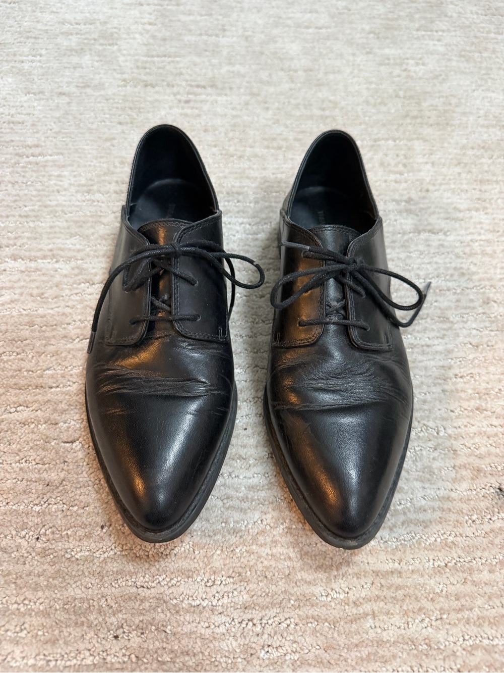 TREASURE & BOND Corbin Black Leather lace up Oxford shoes 9